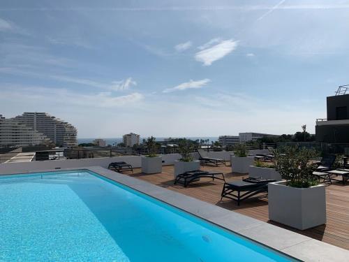 Villeneuve Loubet magnifique appartement 2 chambres 6min de la plage