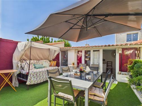 Maison pour 4 avec terrasse proche du centre