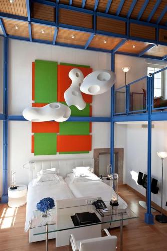 Ruang duduk di Widder Hotel - Zurichs Luxury Hideaway