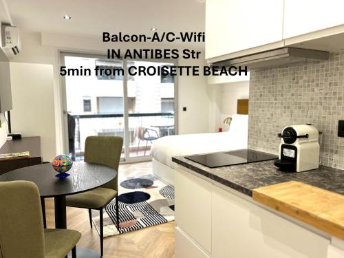 STUDIO MODERNE 5 mn PLAGES CROISETTE A0B191