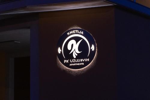 Certifikát, hodnocení, plakát nebo jiný dokument vystavený v ubytování Apartments Pr' Užlejbvih