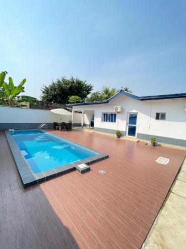 Piscina en o cerca de Villa Callens