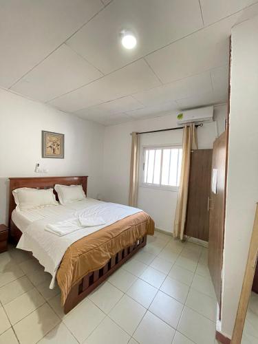 Cama o camas de una habitación en Villa Callens