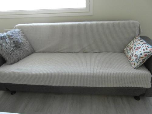 Ruang duduk di Sun & Steam Home in Hanko