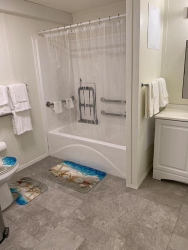 Vannituba majutusasutuses Pet-Friendly! Fully Fenced Backyard Oasis, PCB