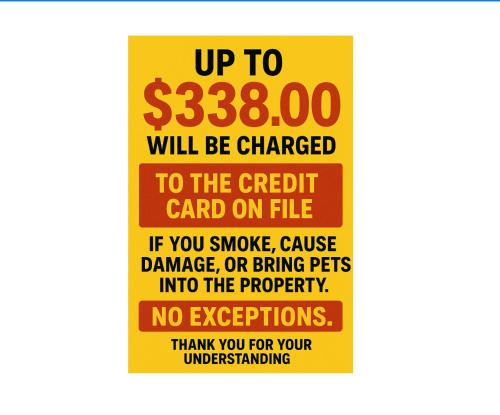 a sign that reads up to will be changed to the credit card at On Ensor in Baltimore