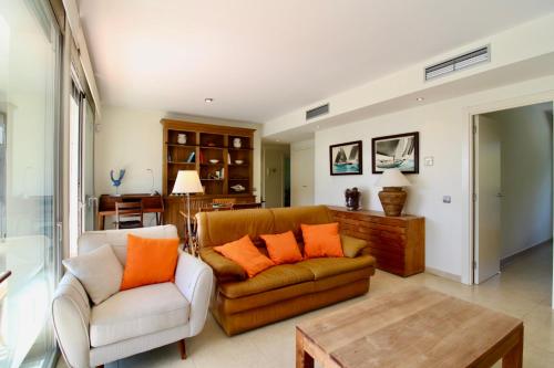 Ruang duduk di Hauzify I Apartament Pinars