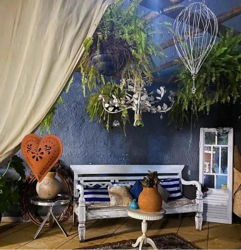 Χώρος καθιστικού στο Loft Aconchegante