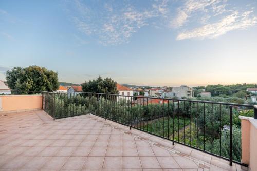 a balcony with a view of a city at Inter-nautika doo in Jezera