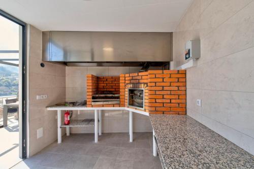 Dapur atau dapur kecil di Paraíso do Gerês