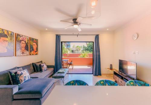 Χώρος καθιστικού στο Downtown apartment