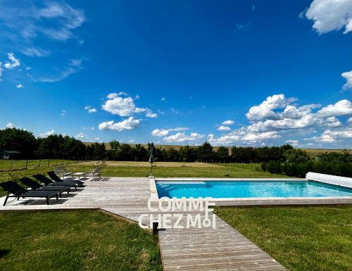 Villa avec piscine pour 10 personnes - Lac du Der Giffaumont