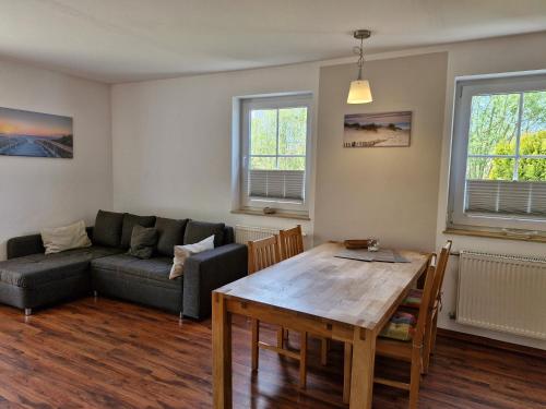 Posezení v ubytování Apartmenthaus Ostseeluft