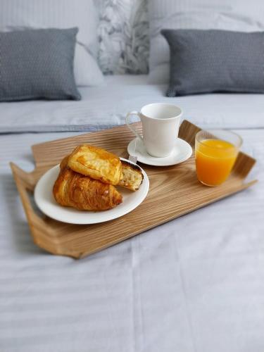 Možnosti snídaně pro hosty v ubytování Disneyland Paris dream 2 rooms & breakfast