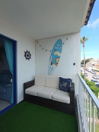 Posezení v ubytování Apartamento enfrente la playa