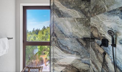 Koupelna v ubytování Villa Briig