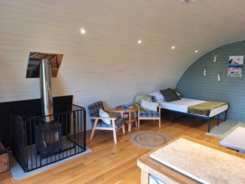 Glenshee Glampingにあるベッド