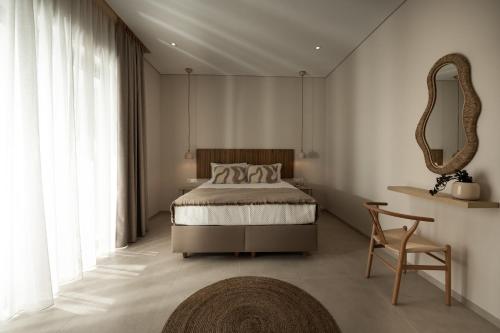 Ένα ή περισσότερα κρεβάτια σε δωμάτιο στο Canimar Villa