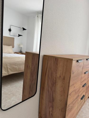 Postel nebo postele na pokoji v ubytování ALBIR Casa Celeste