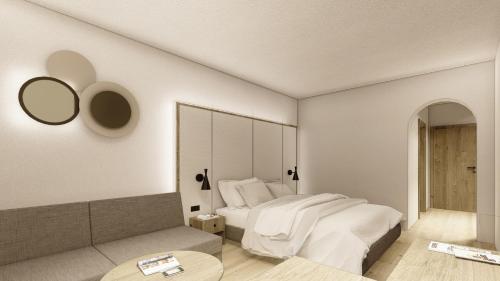 Postel nebo postele na pokoji v ubytování Hotel Central
