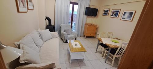 Χώρος καθιστικού στο Thalassa Home