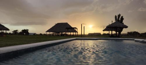 Πισίνα στο ή κοντά στο Cabañas Alisha