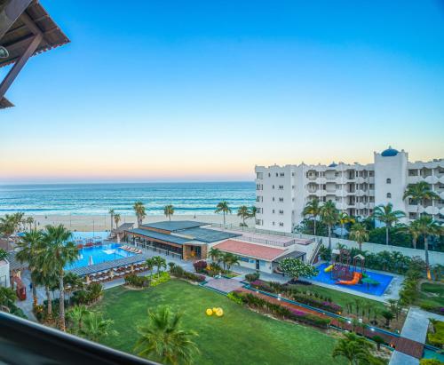 an aerial view of the resort and the ocean at Krystal Grand Los Cabos - All Inclusive in San José del Cabo