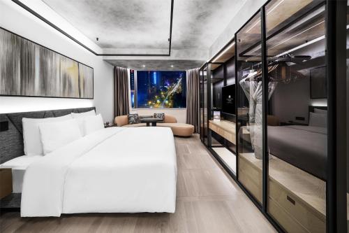 Kempinski Hotel Chengdu-City Centerにあるベッド