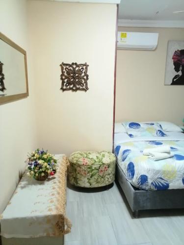 Sai hostelsにあるベッド