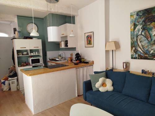 Køkken eller tekøkken på appartement 56 m2 et grande terrasse 30m2