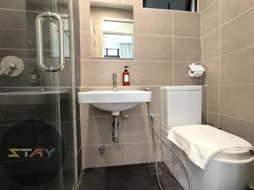 Koupelna v ubytování DP Family 6Pax Stylish Comfort Netflix BySTAY