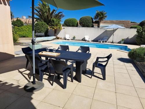 Maison charmante pour 6 personnes, résidence calme avec piscine privée - FR-1-323-578