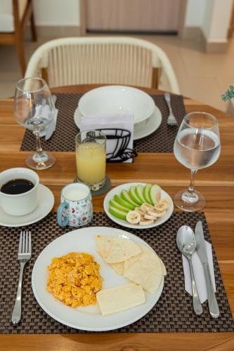 Mad på pensionatet eller i nærheden