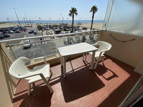 Deux pièces face mer - 4 pers à Canet-Plage - FR-1-750-112