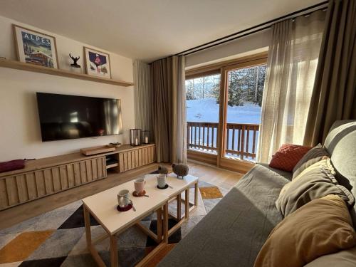 Appartement rénové Méribel, proche pistes, fibre incluse