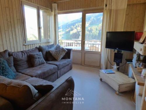 Charmant 4 pièces + mezzanine pour 8 personnes au Grand-Bornand - FR-1-458-220