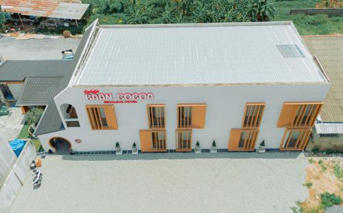 an overhead view of a building with a roof at Baan Cocoa Boutique Hotel in Natai Beach