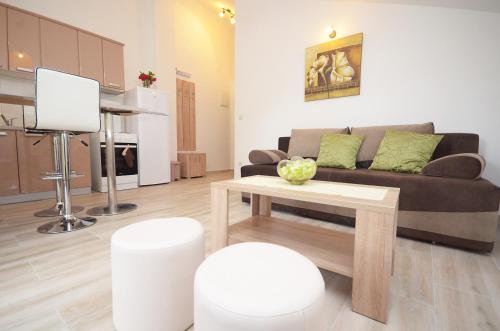 Χώρος καθιστικού στο Apartmani Mizdrak