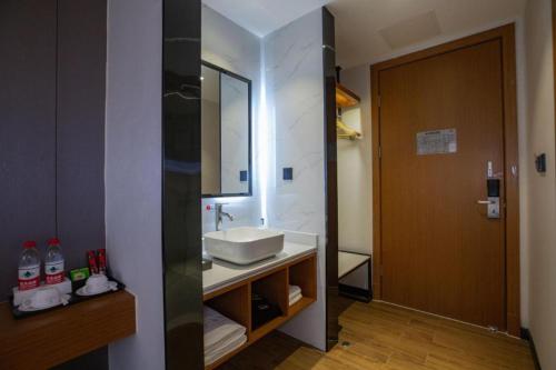 Koupelna v ubytování Borrman Hotel Shaoguan Nanxiong Rt-Mart