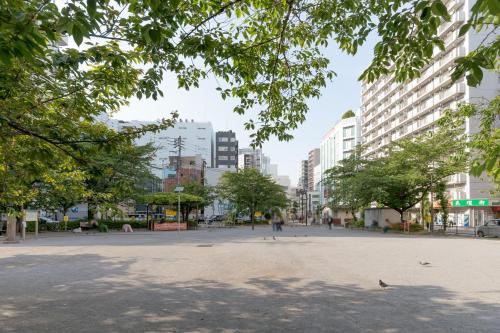 秋葉原まで7分 浅草橋まで4分 秋葉原7分 浅草橋4分 キッチン 錦糸町駅近 洗面台シャワー室が別 セミダブルベッド二つ 301部屋