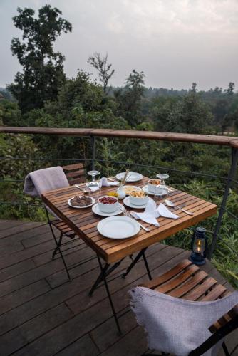 Μπαλκόνι ή βεράντα στο Outpost 12, A Sinali Experience, Kanha