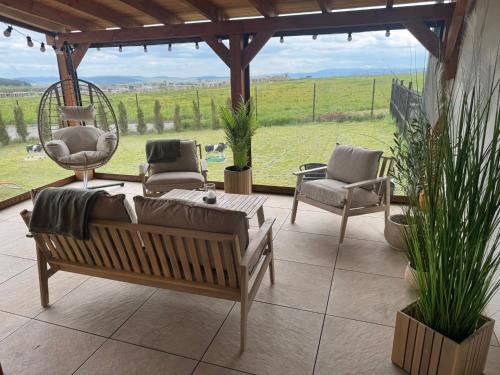 Khu vực ghế ngồi tại Vila Luxury