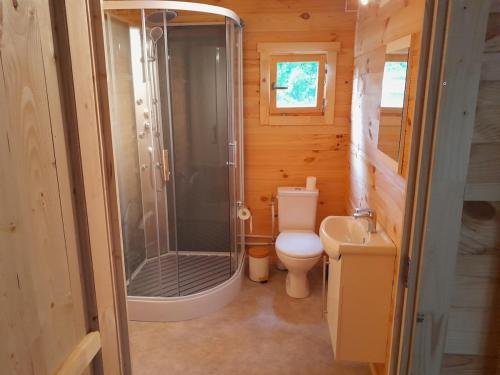 Koupelna v ubytování Chalet Vosges