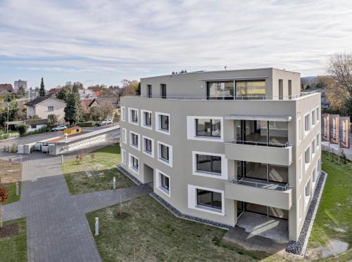 Das Gebäude in dem sich die Ferienwohnung befindet