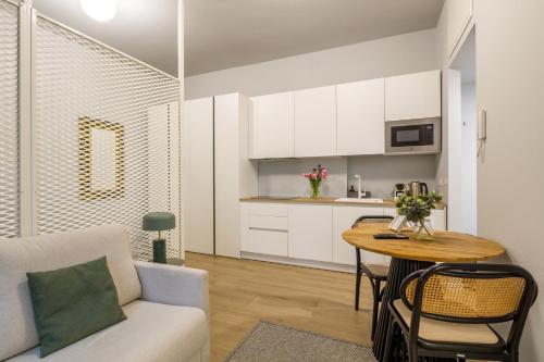 Kuchyň nebo kuchyňský kout v ubytování House Of Design Casati