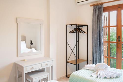 Mani Villa Iliasにあるベッド