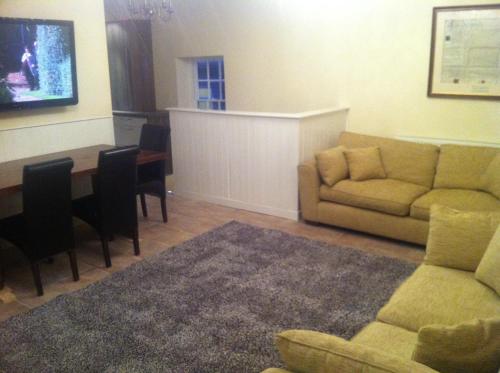 A seating area at Exchequergate 