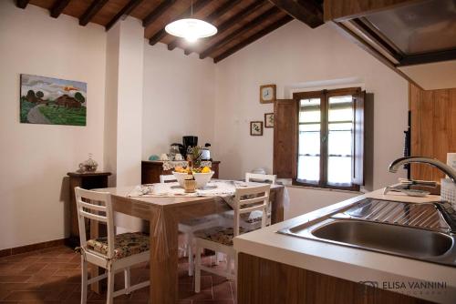 Dapur atau dapur kecil di La Casa Sull'Aia
