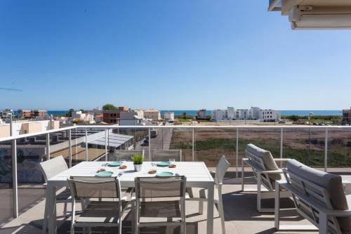 En generel havudsigt eller havudsigten taget fra lejligheden