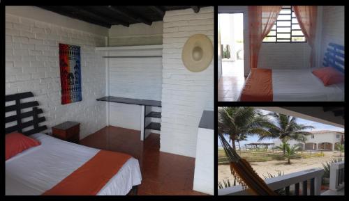 A bed or beds in a room at Sundown Beach Hotel